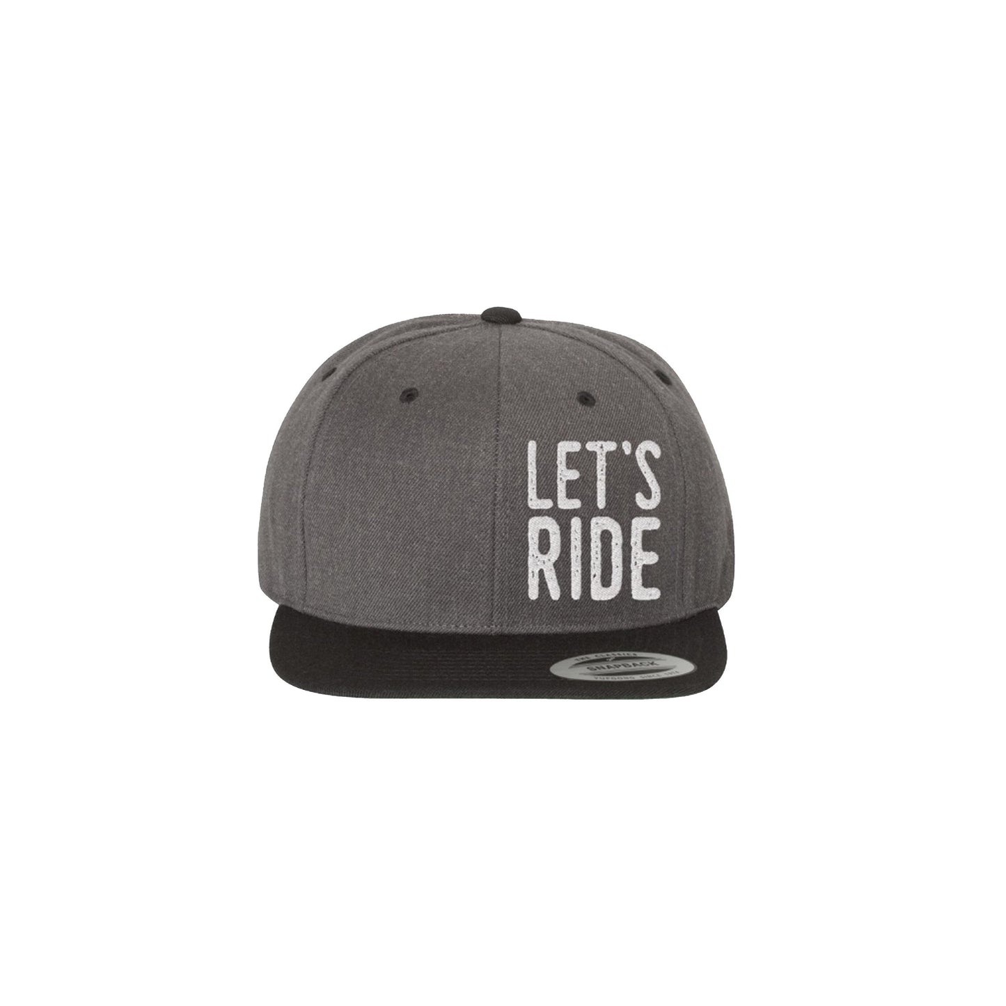 Charcoal Grey Let's Ride Hat