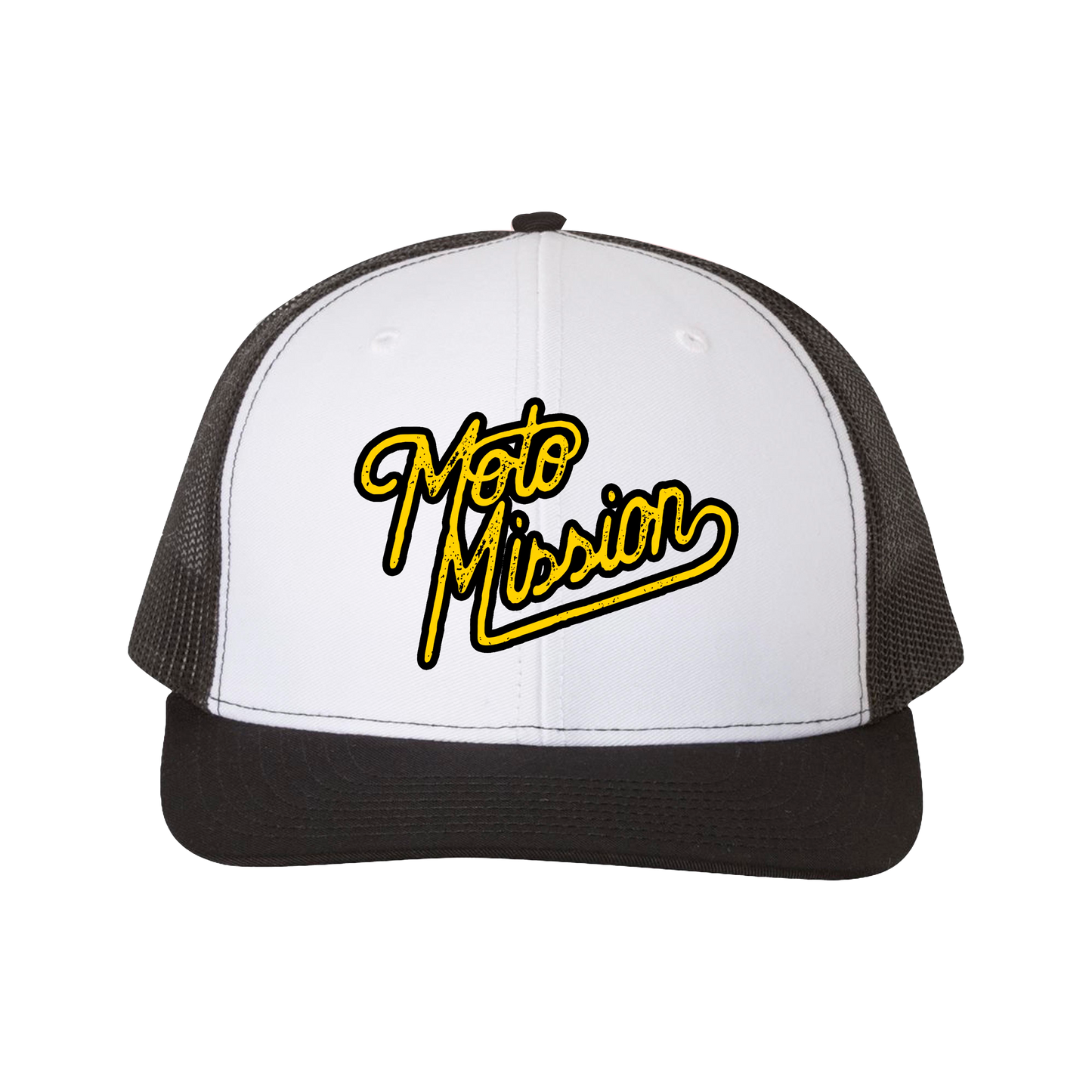 Black and Gold Moto Mission Richardson Hat