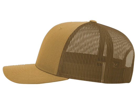 Amber Gold Let's Ride hat