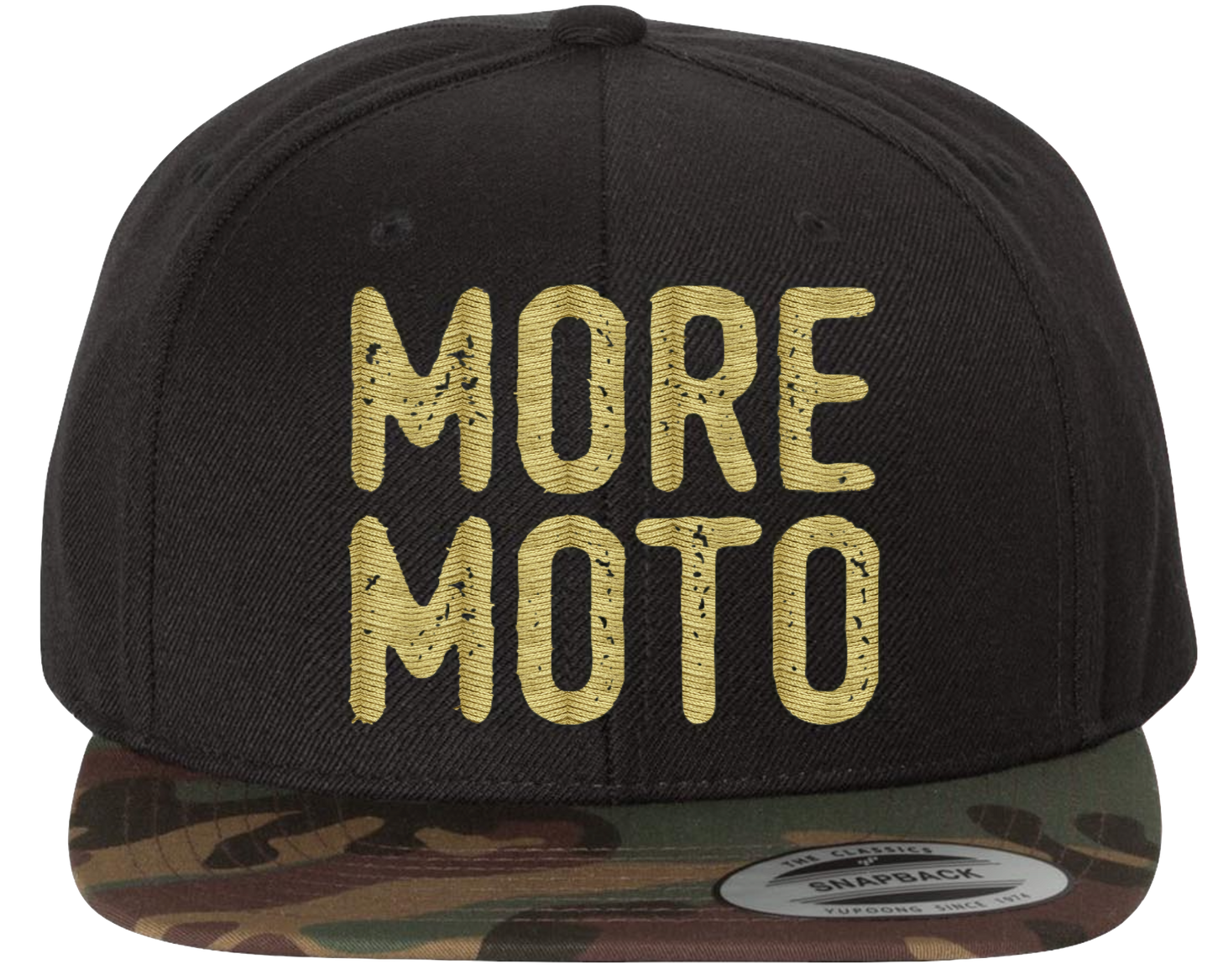 MORE MOTO Camo Flatbill Hat