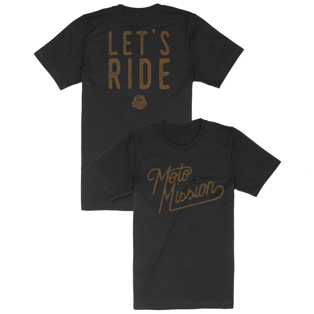 Black/Copper Moto Mission T-Shirt
