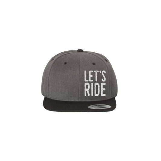 Charcoal Grey Let's Ride Hat