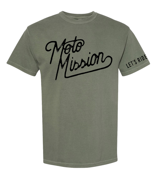 Green Moto Mission Tee