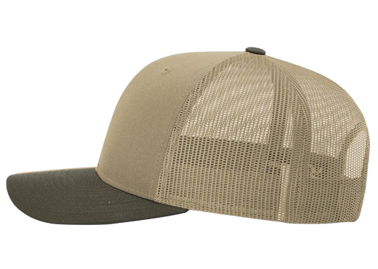 Khaki/Chocolate Chip Let's Ride hat