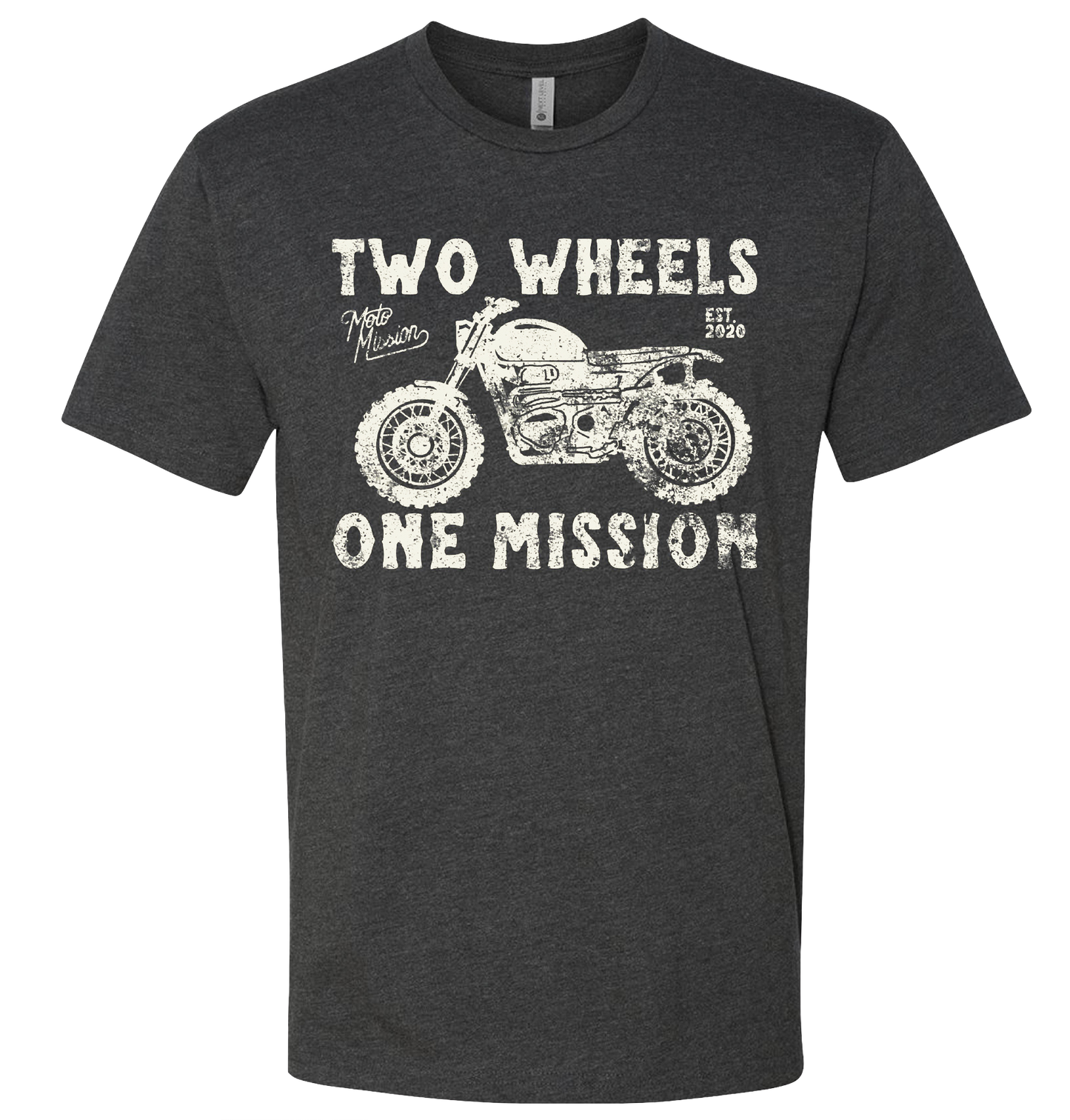 Two Wheels One Mission tee