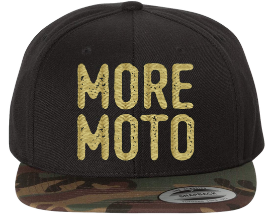 MORE MOTO Camo Flatbill Hat