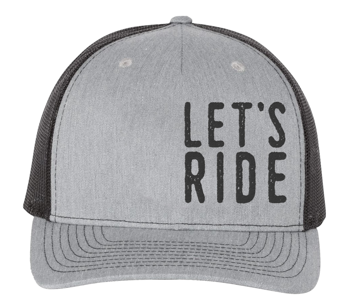 Let's Ride Five Panel Trucker Hat