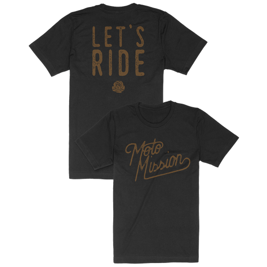 Black/Copper Moto Mission T-Shirt