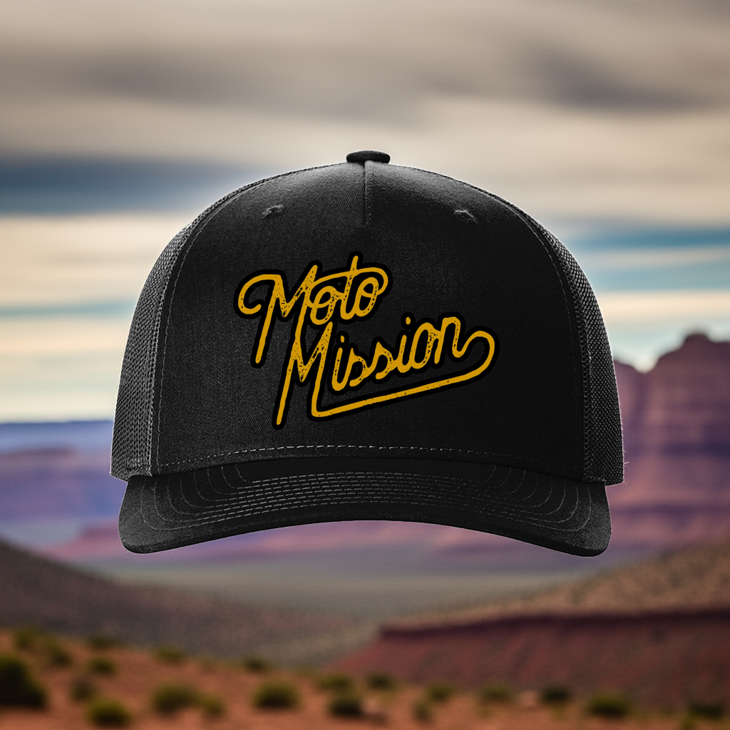 Moto Mission Retro Trucker Hats